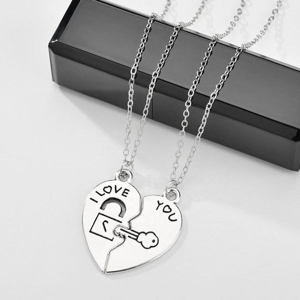 collier femme i love you