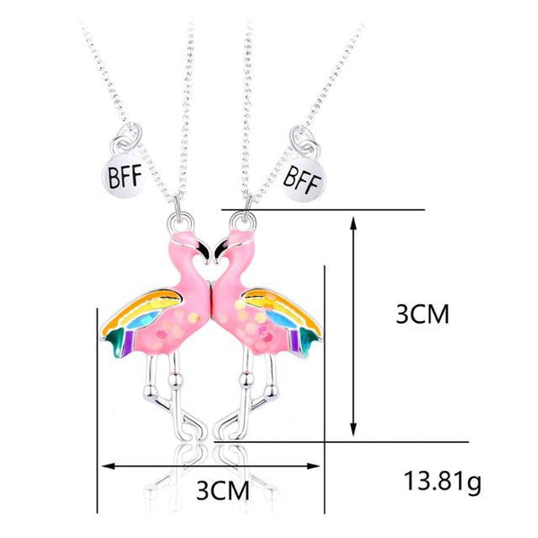 Collier Flamant Rose BFF