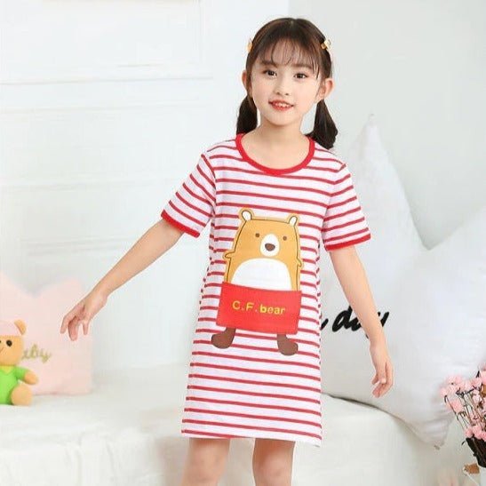 Pyjama D'été Charlotte Aux Fraises - Fille 5-6 Ans (taille 116) - Occasion Très Bon état