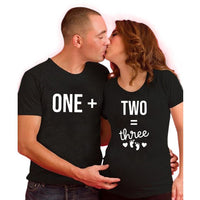 T-shirt annonce grossesse couple
