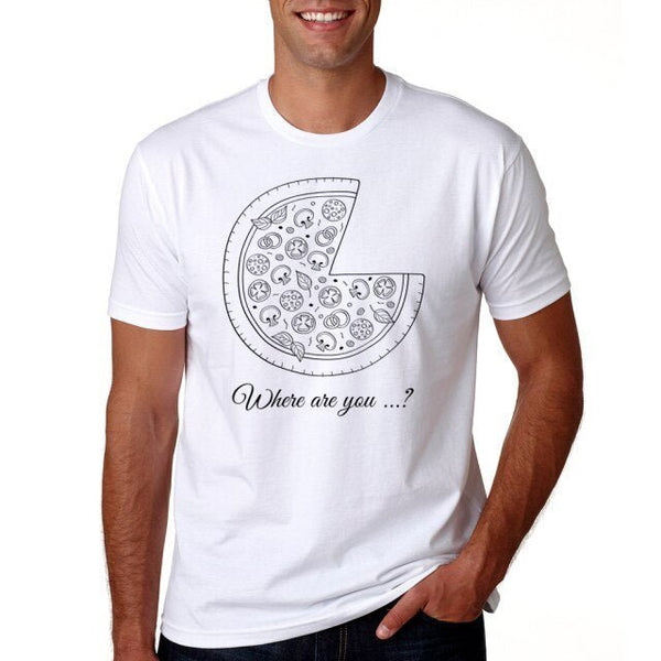 T-shirt pizza homme