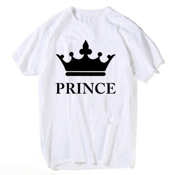 T-Shirt Couple Prince et Princesse