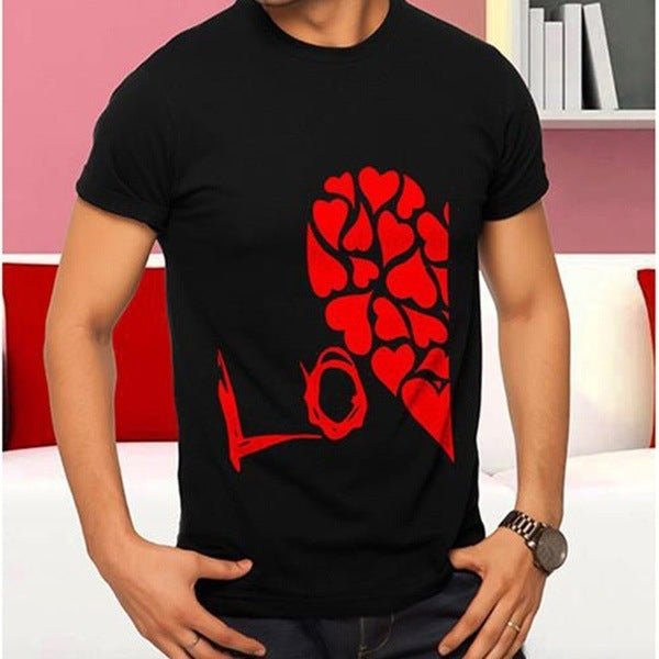 Amour Makes Tout Ce Que Grow Saint-Valentin Homme Coton T-Shirt
