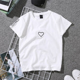 T-Shirt Femme Petit Coeur