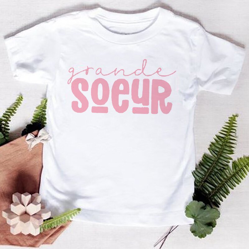 Petit Frère Tee Shirt Meilleure Grande Soeur T-shirt Enfant