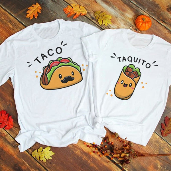 t-shirt tacos femme homme