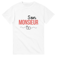 t-shirt monsieur madame mariage