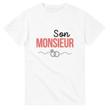 t-shirt monsieur madame mariage