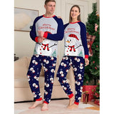 Pyjama de Noël Bleu et Rouge (Famille/Chien)