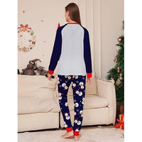 Pyjama de Noël Bleu et Rouge (Famille/Chien)