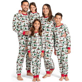 Pyjama Blanc Noël Voitures