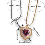 Collier Couple Epée Coeur