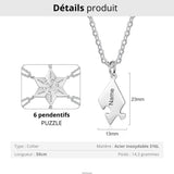 Collier d'Amitié pour 6 personnes (Personnalisé)