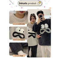 Pyjama Couple Drôle