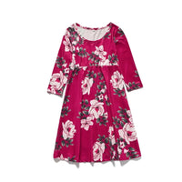 Robe Rouge Mère Fille