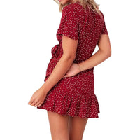 Robes Rouge Pois Blanc