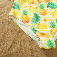 Maillot de Bain Fille Ananas