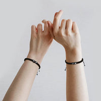Bracelet Cordon Lettre Perle