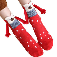 Chaussettes Noel Ourson aimantés