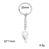 Porte Clé Couple Personnalisé