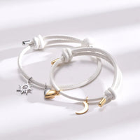 Bracelet Astres Couple Blanc