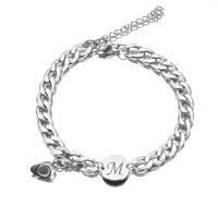 Bracelet Lettre Chaîne Couple