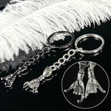 Porte Clés Promesse du Petit doigt Duo