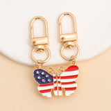 Porte clés Amitié Papillon Bleu