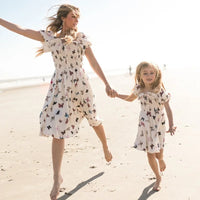 robe papillon longue