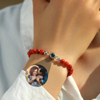 bracelet photo perle