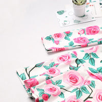 Robe Motif Rose Femme Fille