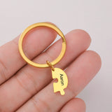 Porte Clé Amitié 4 Pcs (Personnalisé)