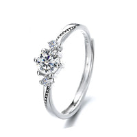 Bague Argent Femme Cristal