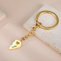 Porte Clé Couple Personnalisé
