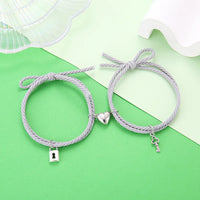 Bracelet Amoureux Aimanté Gris