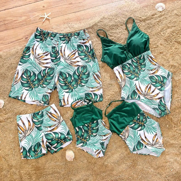 Maillot de Bain Famille Assorti