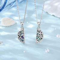Collier Amitié Feuilles Abalone