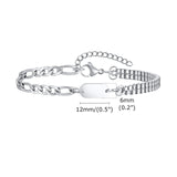Gourmette Initiale Homme