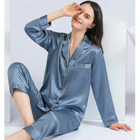 pyjama satin ensemble