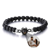 bracelet homme avec perle photo