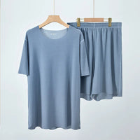Pyjama Large en Soie Glacée Homme Femme