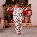 Pyjama Blanc Motifs de Noël