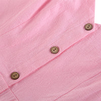 Robe Fluide Boutonnée Devant