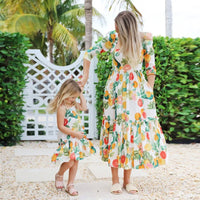 Robe Fruits Mère Fille
