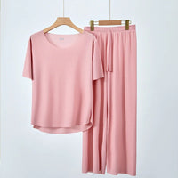 Pyjama Large en Soie Glacée Homme Femme