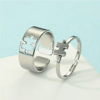 Bague Puzzle Couple