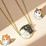 Collier Chat Duo Couple