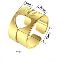 Bague Battement Coeur Emboitable