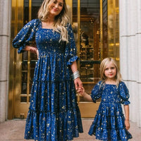 Robe Etoiles Vintage Mère Fille
