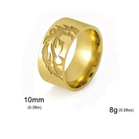 Bague Lion Or